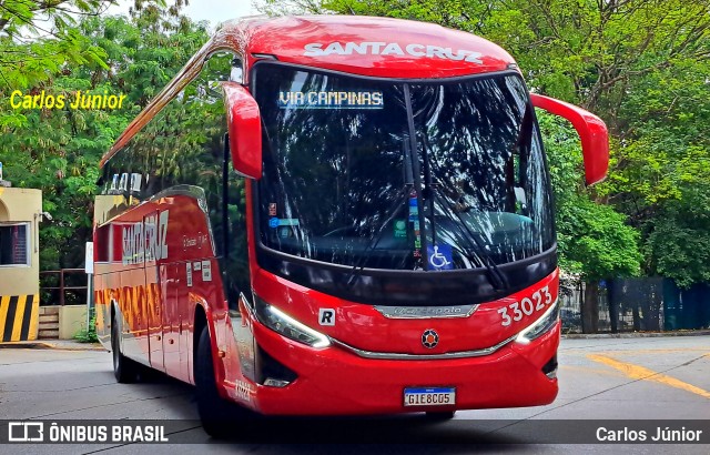 Viação Santa Cruz 33023 na cidade de São Paulo, São Paulo, Brasil, por Carlos Júnior. Número da foto: #12793724.