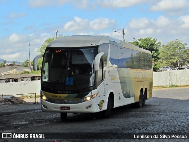 Empresa Gontijo de Transportes 19040 na cidade de Caruaru, Pernambuco, Brasil, por Lenilson da Silva Pessoa. Número da foto: #12794951.