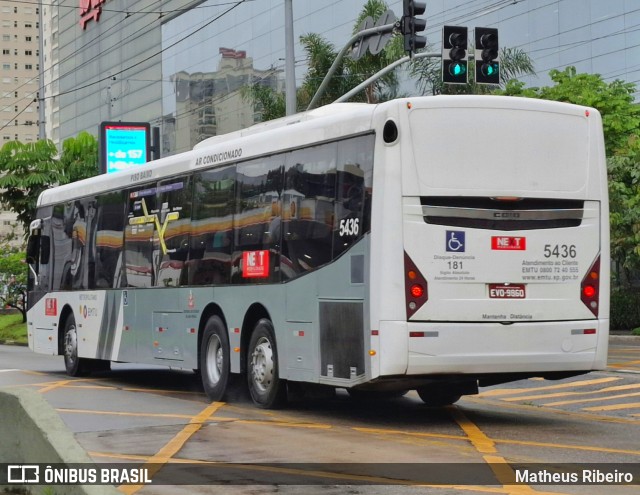 Next Mobilidade - ABC Sistema de Transporte 5436 na cidade de São Bernardo do Campo, São Paulo, Brasil, por Matheus Ribeiro. Número da foto: #12793527.