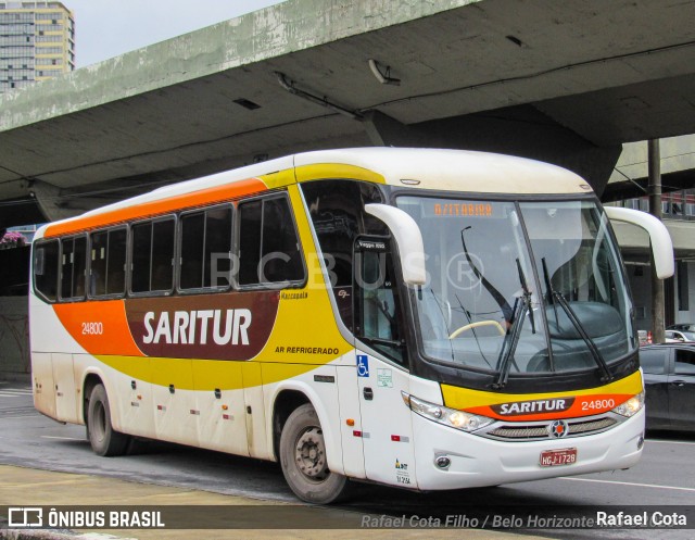Saritur - Santa Rita Transporte Urbano e Rodoviário 24800 na cidade de Belo Horizonte, Minas Gerais, Brasil, por Rafael Cota. Número da foto: #12793725.