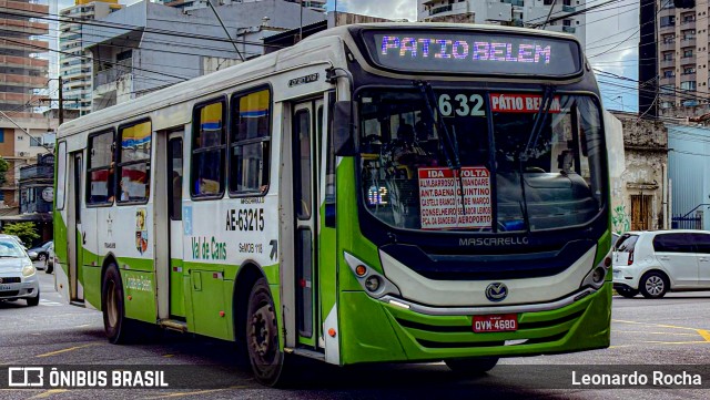 Transurb AE-63215 na cidade de Belém, Pará, Brasil, por Leonardo Rocha. Número da foto: #12795316.