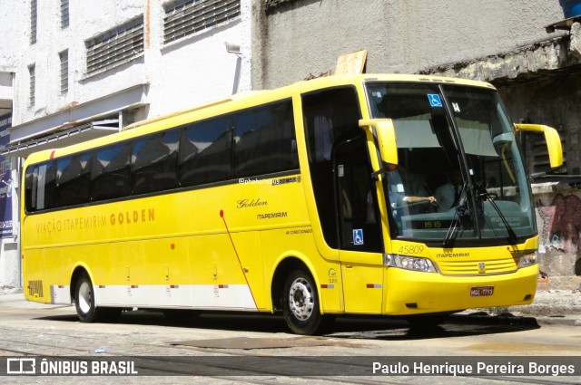 Viação Itapemirim 45809 na cidade de Rio de Janeiro, Rio de Janeiro, Brasil, por Paulo Henrique Pereira Borges. Número da foto: #12794229.
