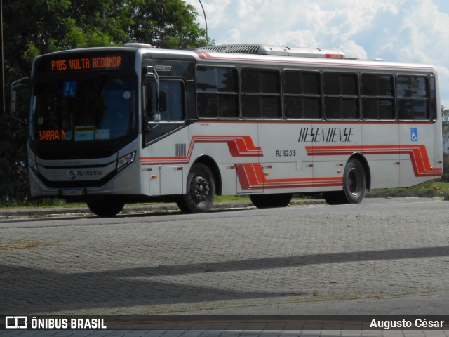 Viação Resendense RJ 192.015 na cidade de Resende, Rio de Janeiro, Brasil, por Augusto César. Número da foto: #12794572.