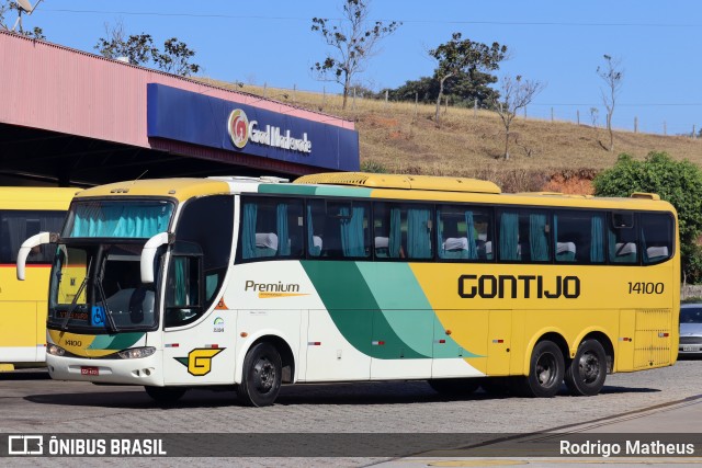 Empresa Gontijo de Transportes 14100 na cidade de João Monlevade, Minas Gerais, Brasil, por Rodrigo Matheus. Número da foto: #12794985.