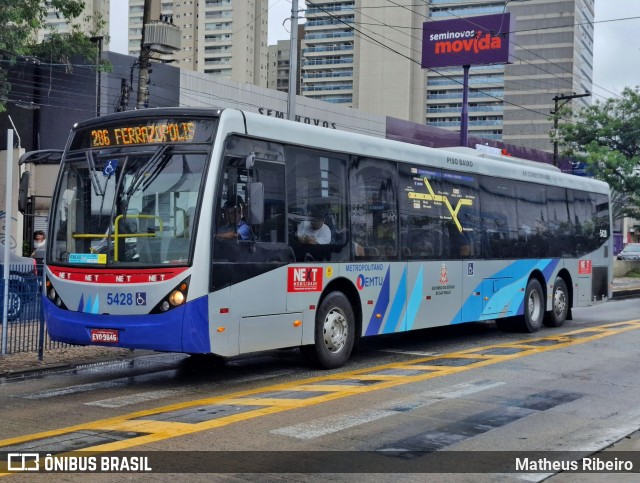 Next Mobilidade - ABC Sistema de Transporte 5428 na cidade de São Bernardo do Campo, São Paulo, Brasil, por Matheus Ribeiro. Número da foto: #12794053.