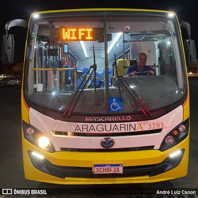 Viação Araguarina 3193 na cidade de Goiânia, Goiás, Brasil, por André Luiz Canon. Número da foto: #12795723.