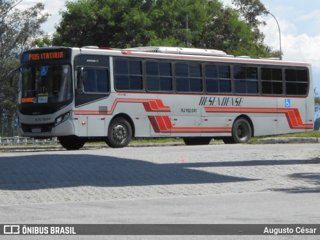 Viação Resendense RJ 192.041 na cidade de Resende, Rio de Janeiro, Brasil, por Augusto César. Número da foto: #12794933.