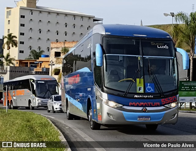 Mapatur Transportes e Turismo 5520 na cidade de Aparecida, São Paulo, Brasil, por Vicente de Paulo Alves. Número da foto: #12793553.