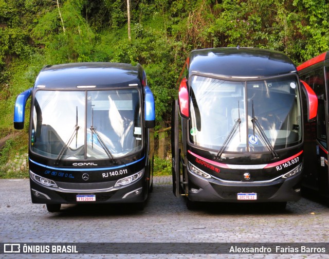 Fácil Transportes e Turismo RJ 140.011 na cidade de Petrópolis, Rio de Janeiro, Brasil, por Alexsandro  Farias Barros. Número da foto: #12795733.