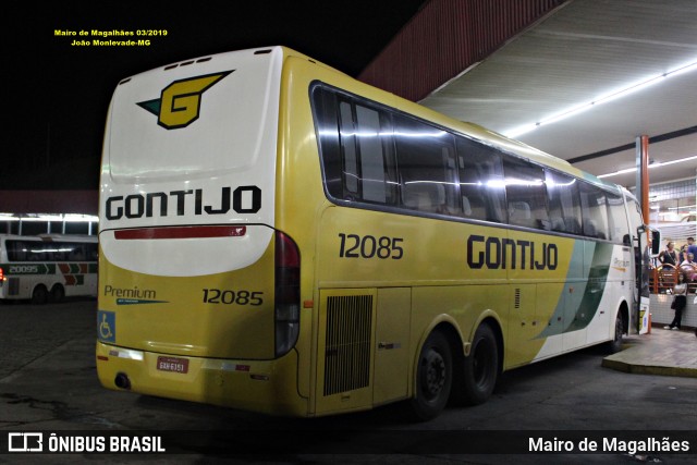 Empresa Gontijo de Transportes 12085 na cidade de João Monlevade, Minas Gerais, Brasil, por Mairo de Magalhães. Número da foto: #12794078.