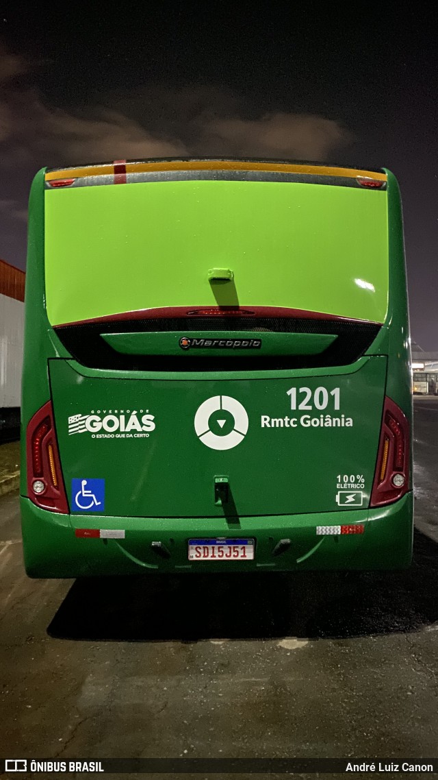 Metrobus 1201 na cidade de Goiânia, Goiás, Brasil, por André Luiz Canon. Número da foto: #12795739.