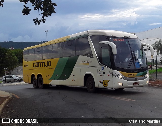 Empresa Gontijo de Transportes 18715 na cidade de Montes Claros, Minas Gerais, Brasil, por Cristiano Martins. Número da foto: #12793455.