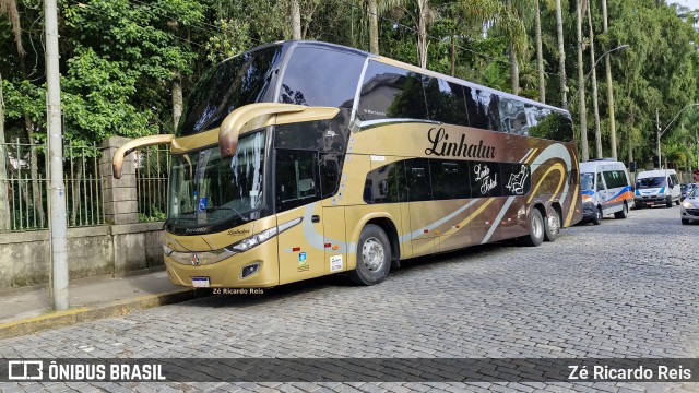 Linhatur Turismo e Fretamento 8020 na cidade de Petrópolis, Rio de Janeiro, Brasil, por Zé Ricardo Reis. Número da foto: #12793862.