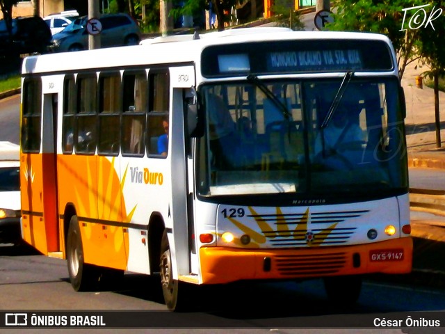 Via Ouro 129 na cidade de Nova Lima, Minas Gerais, Brasil, por César Ônibus. Número da foto: #12795639.