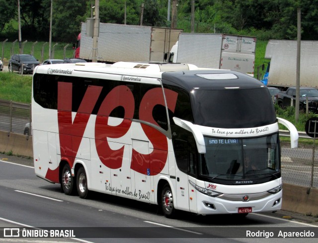 Yes Turismo 6704 na cidade de Aparecida, São Paulo, Brasil, por Rodrigo  Aparecido. Número da foto: #12794481.