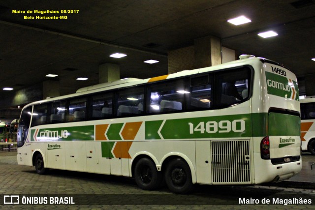 Empresa Gontijo de Transportes 14890 na cidade de Belo Horizonte, Minas Gerais, Brasil, por Mairo de Magalhães. Número da foto: #12795542.