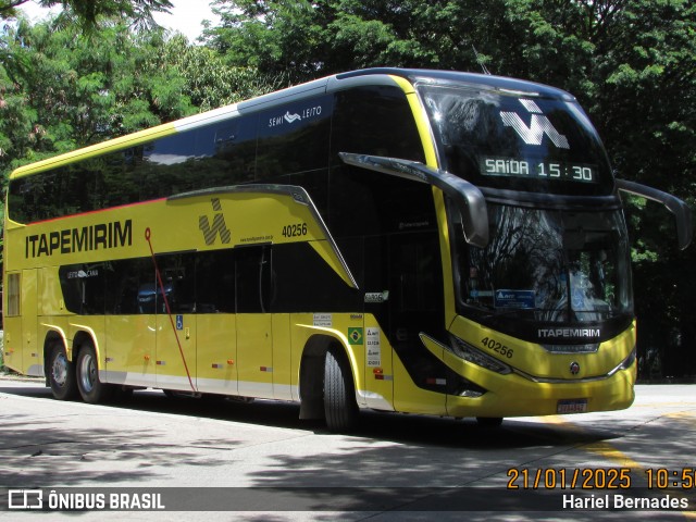 Viação Itapemirim 40256 na cidade de São Paulo, São Paulo, Brasil, por Hariel Bernades. Número da foto: #12794365.