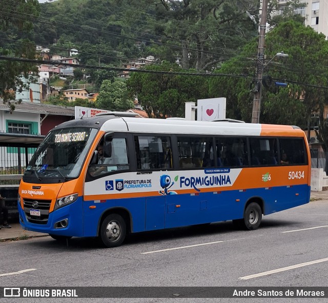 Transol Transportes Coletivos 50434 na cidade de Florianópolis, Santa Catarina, Brasil, por Andre Santos de Moraes. Número da foto: #12793890.
