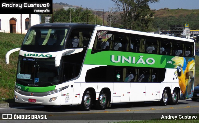 Empresa União de Transportes 4188 na cidade de Aparecida, São Paulo, Brasil, por Andrey Gustavo. Número da foto: #12795565.