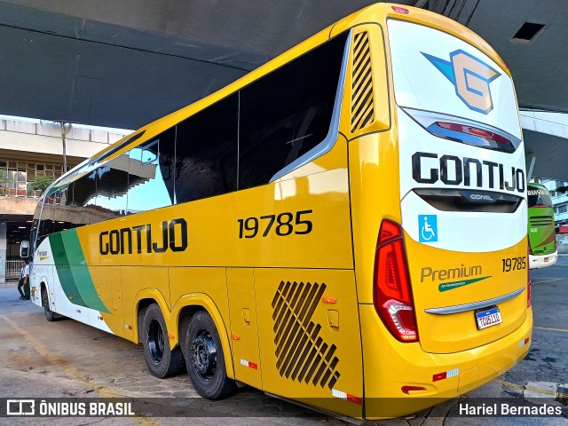 Empresa Gontijo de Transportes 19785 na cidade de Belo Horizonte, Minas Gerais, Brasil, por Hariel Bernades. Número da foto: #12798034.
