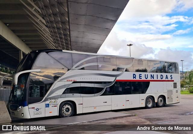 Reunidas Transportes Coletivos 24801 na cidade de Florianópolis, Santa Catarina, Brasil, por Andre Santos de Moraes. Número da foto: #12796546.
