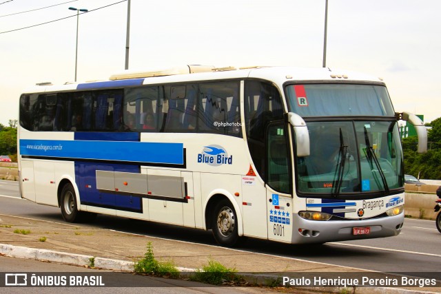 Auto Viação Bragança 6001 na cidade de São Paulo, São Paulo, Brasil, por Paulo Henrique Pereira Borges. Número da foto: #12797977.