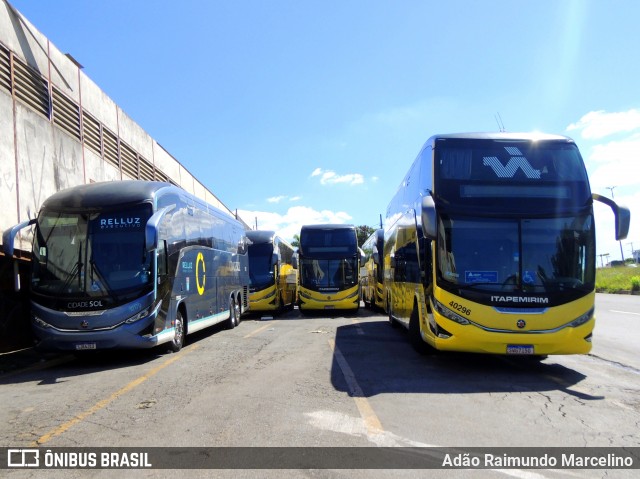 Viação Nova Itapemirim 40296 na cidade de Belo Horizonte, Minas Gerais, Brasil, por Adão Raimundo Marcelino. Número da foto: #12798407.
