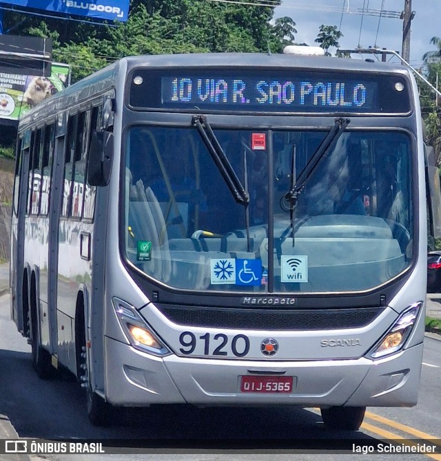 BluMob - Concessionária de Transporte Urbano de Blumenau 9120 na cidade de Blumenau, Santa Catarina, Brasil, por Iago Scheineider. Número da foto: #12795873.