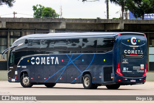 Viação Cometa 724510 na cidade de Curitiba, Paraná, Brasil, por Diego Lip. Número da foto: #12796324.