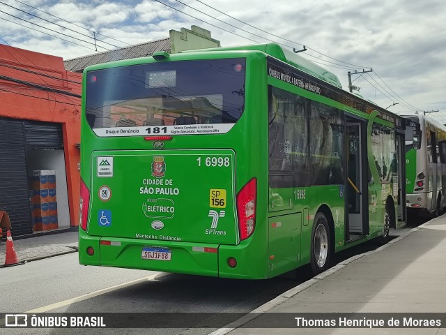 Transcooper > Norte Buss 1 6998 na cidade de São Paulo, São Paulo, Brasil, por Thomas Henrique de Moraes. Número da foto: #12796731.