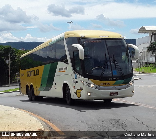 Empresa Gontijo de Transportes 18445 na cidade de Montes Claros, Minas Gerais, Brasil, por Cristiano Martins. Número da foto: #12797302.