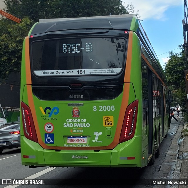 Viação Gato Preto 8 2006 na cidade de São Paulo, São Paulo, Brasil, por Michel Nowacki. Número da foto: #12798327.