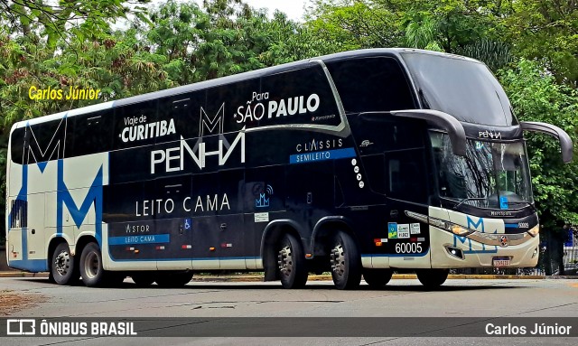 Empresa de Ônibus Nossa Senhora da Penha 60005 na cidade de São Paulo, São Paulo, Brasil, por Carlos Júnior. Número da foto: #12798142.