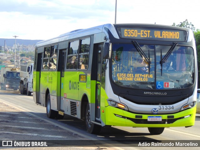 Viação Zurick 31334 na cidade de Belo Horizonte, Minas Gerais, Brasil, por Adão Raimundo Marcelino. Número da foto: #12798448.