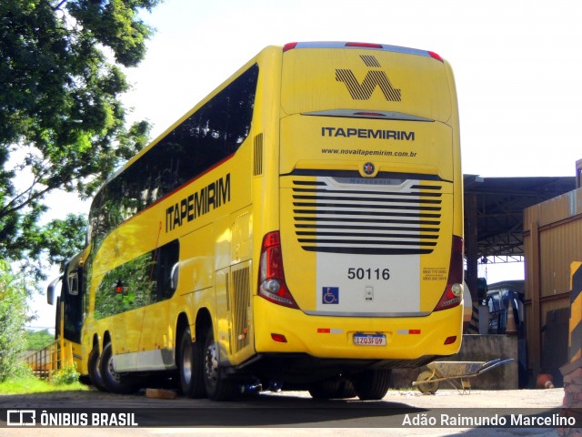 Viação Nova Itapemirim 50116 na cidade de Belo Horizonte, Minas Gerais, Brasil, por Adão Raimundo Marcelino. Número da foto: #12798415.