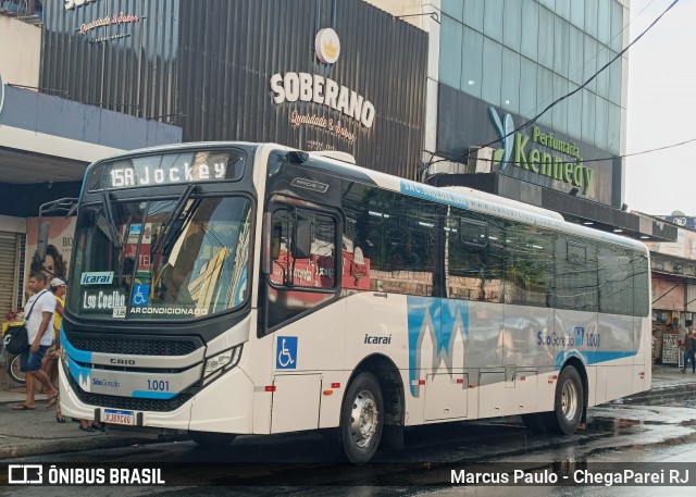 Icaraí Auto Transportes 1.001 na cidade de São Gonçalo, Rio de Janeiro, Brasil, por Marcus Paulo - ChegaParei RJ. Número da foto: #12796059.