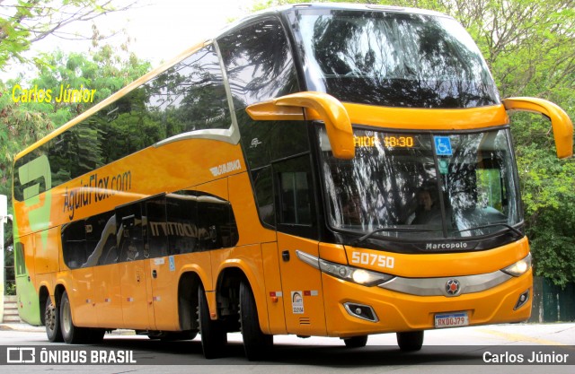Viação Águia Branca 50750 na cidade de São Paulo, São Paulo, Brasil, por Carlos Júnior. Número da foto: #12797985.