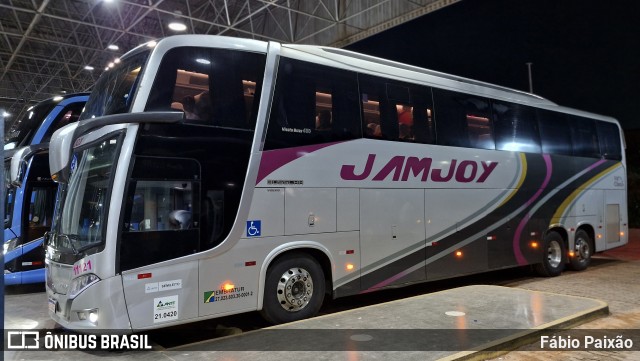 Viação Jam Joy 11121 na cidade de São Luís, Maranhão, Brasil, por Fábio Paixão. Número da foto: #12795929.