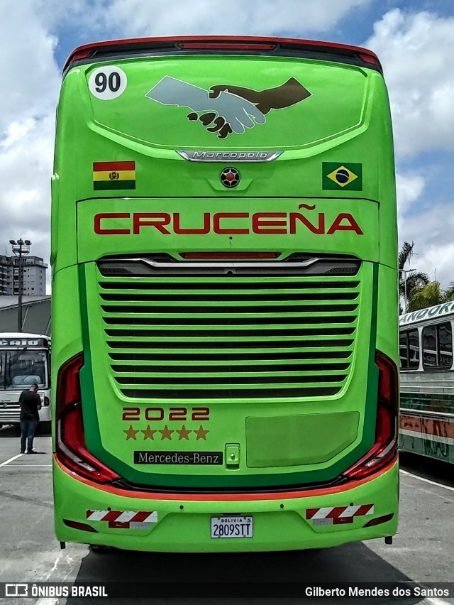 Autobuses Cruceña 2022 na cidade de Barueri, São Paulo, Brasil, por Gilberto Mendes dos Santos. Número da foto: #12795844.