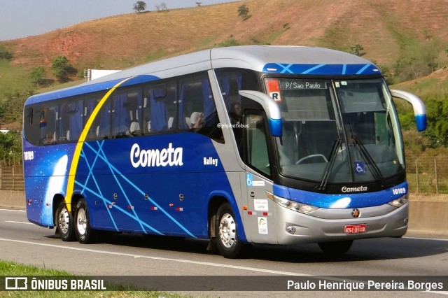 Viação Cometa 10109 na cidade de Aparecida, São Paulo, Brasil, por Paulo Henrique Pereira Borges. Número da foto: #12798012.