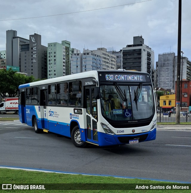 Emflotur - Empresa Florianópolis de Transportes Coletivos 23345 na cidade de Florianópolis, Santa Catarina, Brasil, por Andre Santos de Moraes. Número da foto: #12796490.