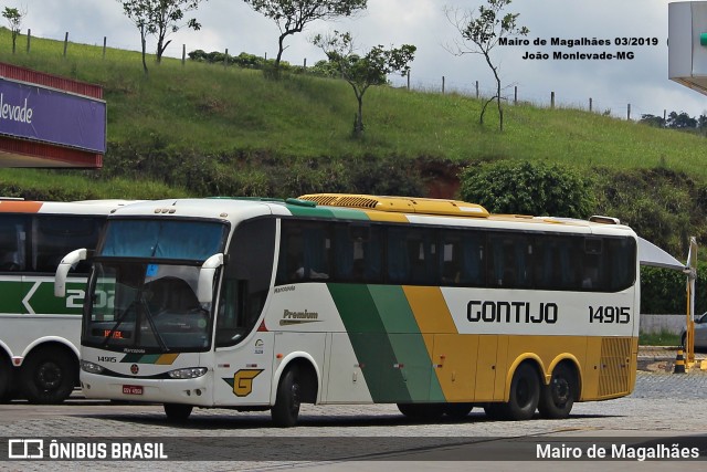 Empresa Gontijo de Transportes 14915 na cidade de João Monlevade, Minas Gerais, Brasil, por Mairo de Magalhães. Número da foto: #12796520.