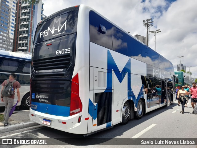 Empresa de Ônibus Nossa Senhora da Penha 64025 na cidade de Barueri, São Paulo, Brasil, por Savio Luiz Neves Lisboa. Número da foto: #12797026.
