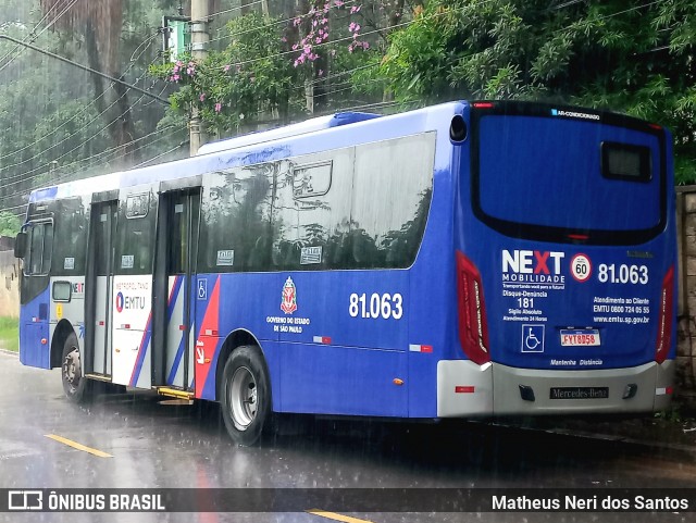 Next Mobilidade - ABC Sistema de Transporte 81.063 na cidade de Diadema, São Paulo, Brasil, por Matheus Neri dos Santos. Número da foto: #12797458.