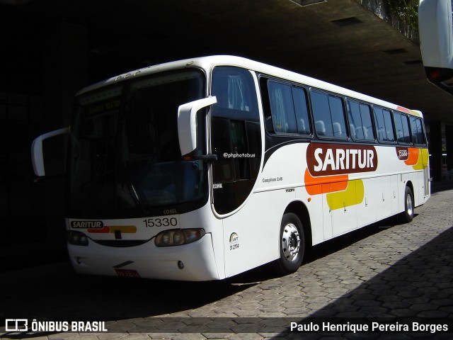 Saritur - Santa Rita Transporte Urbano e Rodoviário 15330 na cidade de Belo Horizonte, Minas Gerais, Brasil, por Paulo Henrique Pereira Borges. Número da foto: #12798139.