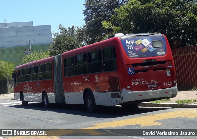 Trevo Transportes Coletivos 1140 na cidade de Porto Alegre, Rio Grande do Sul, Brasil, por David Verissimo Jsauro. Número da foto: #12798001.