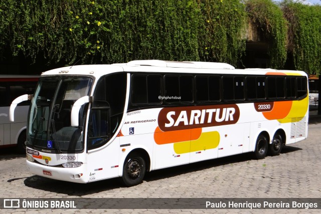 Saritur - Santa Rita Transporte Urbano e Rodoviário 20330 na cidade de Belo Horizonte, Minas Gerais, Brasil, por Paulo Henrique Pereira Borges. Número da foto: #12798144.