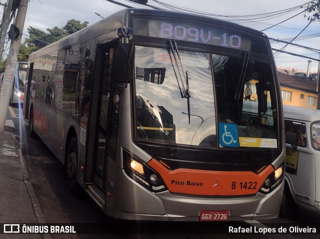 TRANSPPASS - Transporte de Passageiros 8 1422 na cidade de São Paulo, São Paulo, Brasil, por Rafael Lopes de Oliveira. Número da foto: #12797510.