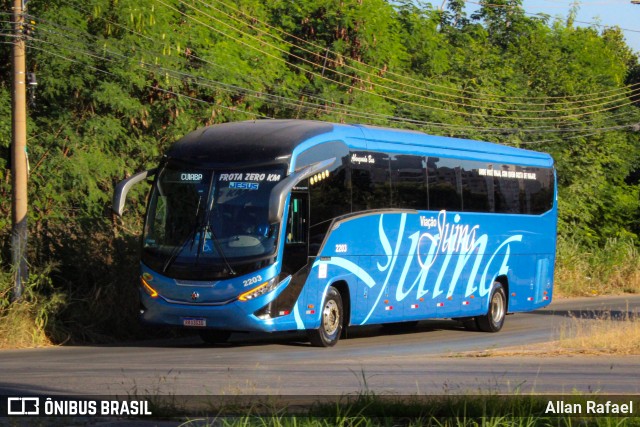 Viação Juína 2203 na cidade de Cuiabá, Mato Grosso, Brasil, por Allan Rafael. Número da foto: #12797599.