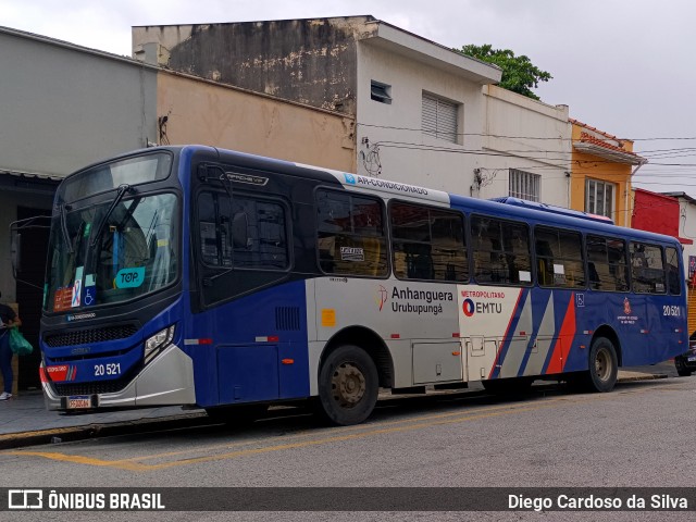 Auto Viação Urubupungá 20.521 na cidade de São Paulo, São Paulo, Brasil, por Diego Cardoso da Silva. Número da foto: #12796067.